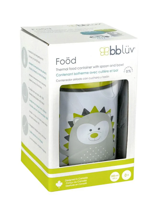 بيبي لاف Waterproof Durable Baby Thermal Food Storage Container With Foldable Spoon And Bowl - 300ml