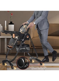 HAGADAY Multi-Functional Baby High Chair With Dining Tray And Multiple Reclining Position  - Image 5