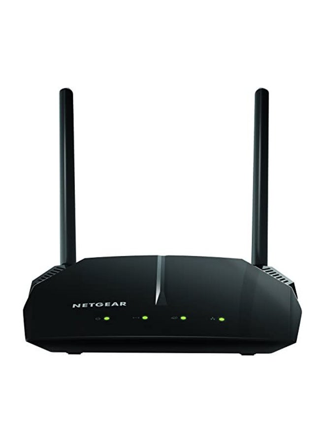 نت جير - AC1200 Dual Band Wi Fi Router Black - Image 1