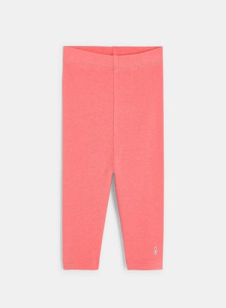 Plain Colored Capri Leggings Pink - v1650305083/N52208008V_1