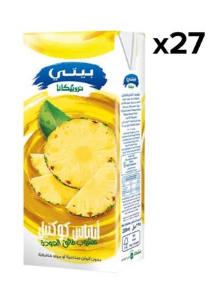 مشروب تروبيكانا فائق الجودة بنكهة الأناناس 235ملليلتر عبوة من 27 قطعة - v1650349440/N29595604A_1