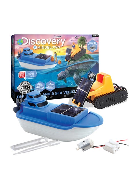 26-Piece Kids DIY Solar Land And Sea Rover ‎