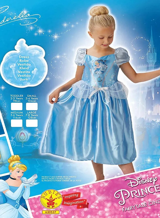 ملابس تنكرية كلاسيكية Cinderella Fairytale من ديزني Small - Image 2