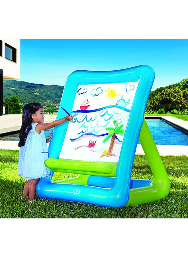 Discovery - 10-Pieces Inflatable Easel with painting accessories Multicolour - Image 1