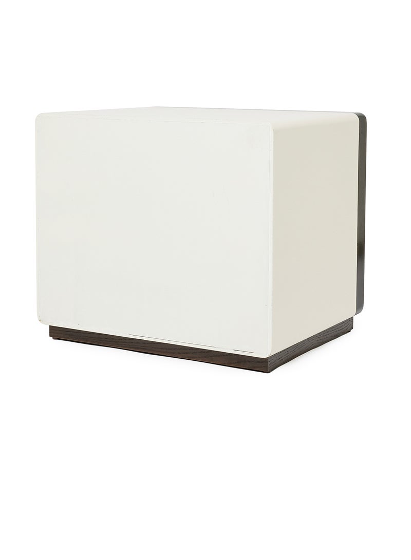 ebb & flow Bedside Table Luxurious - Wood Nightstand Comdina - Bedroom Furniture Dark Brown 600 x 500 x 600mm  - Image 3