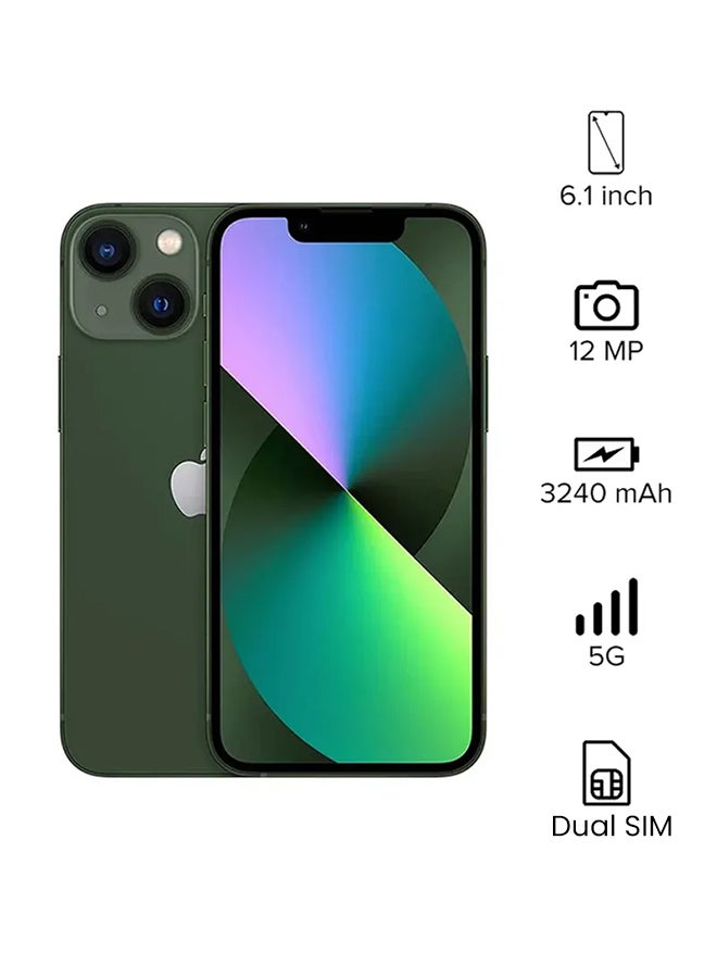Apple - iPhone 13 Physical Dual Sim 512GB Green 5G With FaceTime - Image 1