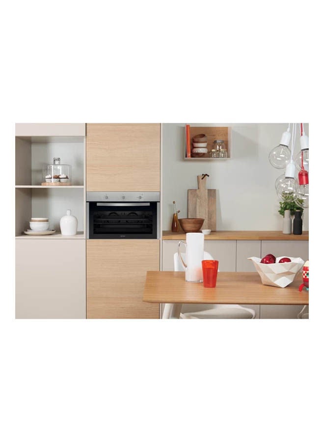 INDESIT - Built-In Gas Oven IGESM53G3 Silver - Image 1