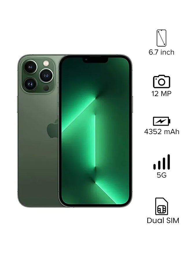 Apple - iPhone 13 Pro max Physical Dual Sim 256GB Alpine Green 5G With FaceTime - Image 1
