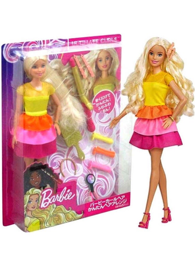 Barbie Ultimate Curls Doll Set - Image 1