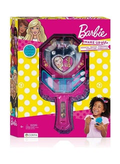 Barbie Hand Mirror With Cosmetics In A Box 