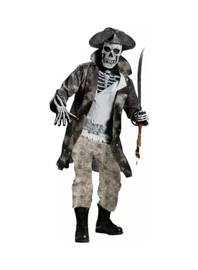 ماركة غير محددة Pirate Ghost Ship Costume – Medium 