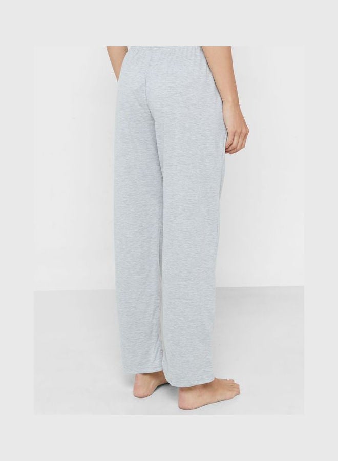 Clovia Pocket Detail High Waist Pyjama Grey - Image 2