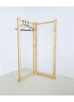 Art Wood Decorative Rack Beige 150 X 50cm 