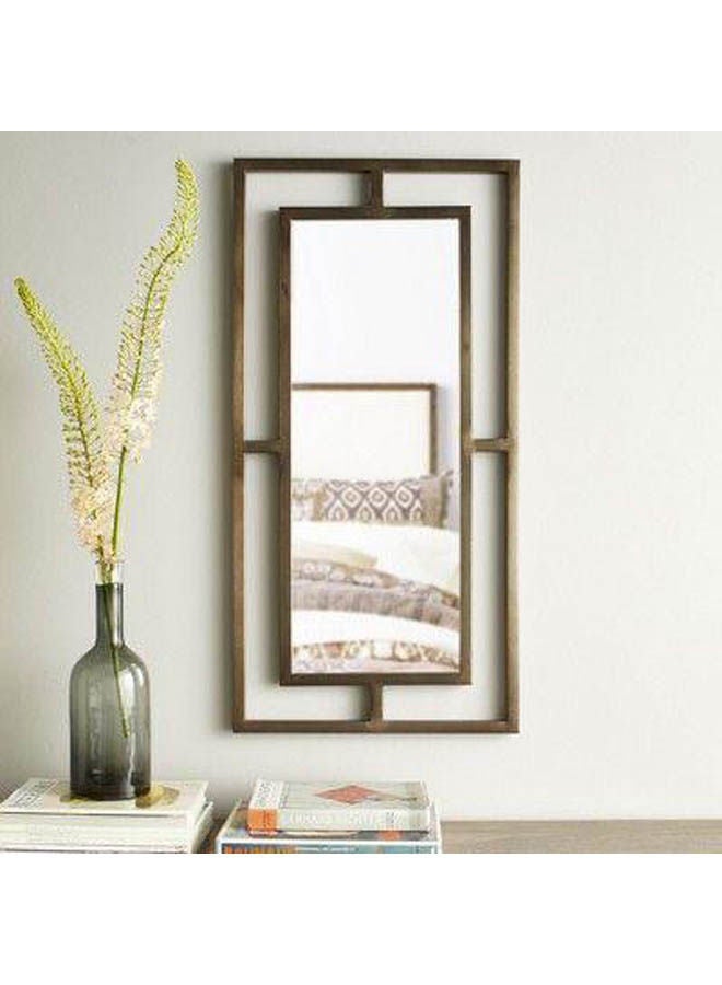 Generic decorative wall mirror Brown 