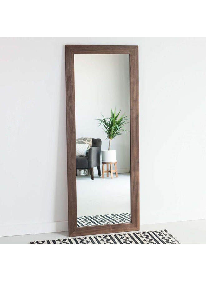 Generic decorative floor mirror Brown 