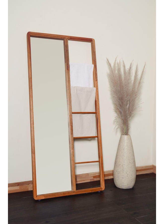Generic decorative floor mirror Brown 