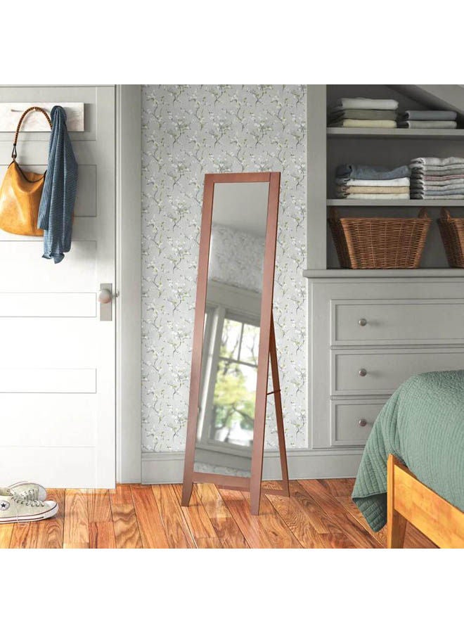 Generic decorative floor mirror Brown 
