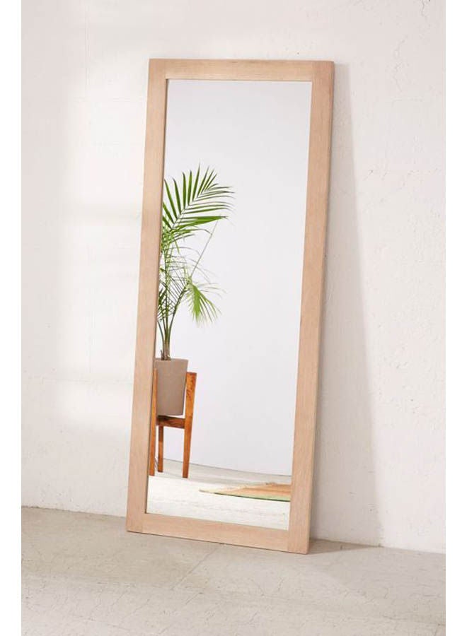 Generic decorative floor mirror Beige 