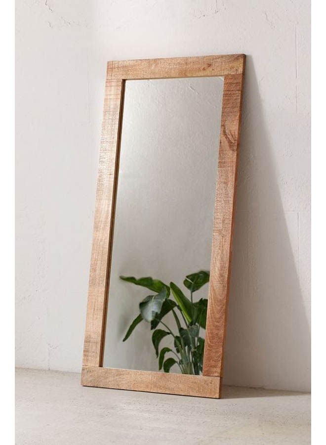 Generic decorative floor mirror Brown 