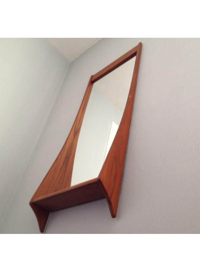 Generic decorative wall mirror Brown 