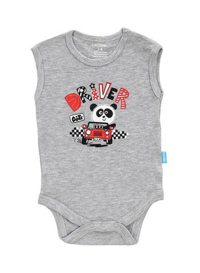 COTTONIL - Bundle Of Three Sleeves Snap Closure Bodysuit Multicolour - Image 1