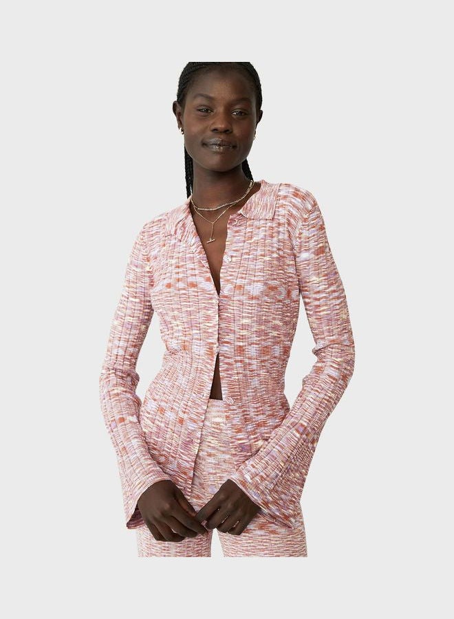 Cotton On - Spacedye Long Sleeve Cardigan Multicolor - Image 1