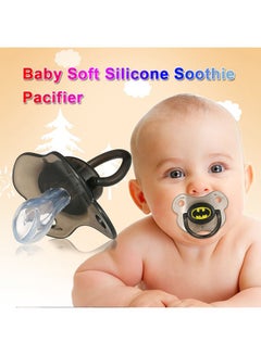 ANSELF Soft Silicone BPA Free Funny Batman Pattern Soother Pacifier  - Image 3