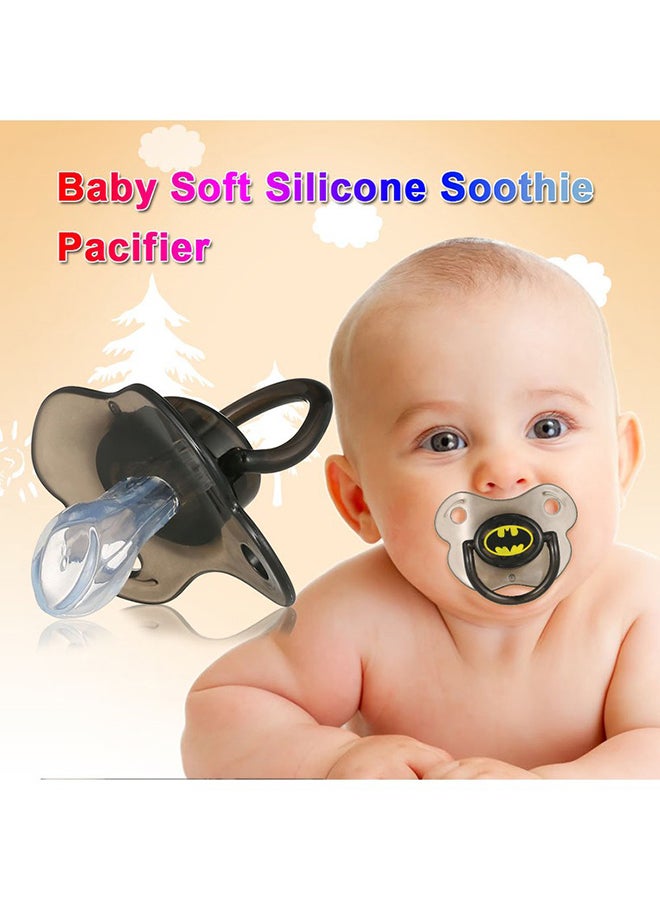 ANSELF Soft Silicone BPA Free Funny Batman Pattern Soother Pacifier  - Image 3