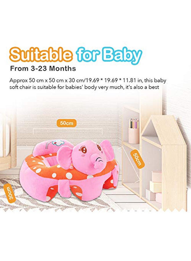 Generic - Soft Plush Floor Seat With PP Cotton, Safe, and  Good Quality Velvet Fabric - Image 1