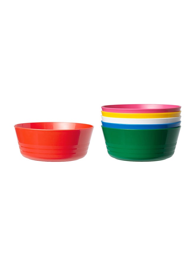 Kalas 6-Piece Baby Durable Feeding Bowl With Non Spill Base Design - Multicolour - Image 1