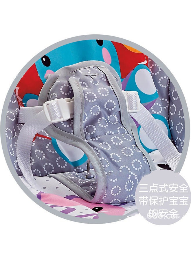 Kidle Baby Rocking Chair With Backrest Recliner, Soft Padded Crotch Strap, and Detachable Toy Bar - Image 3