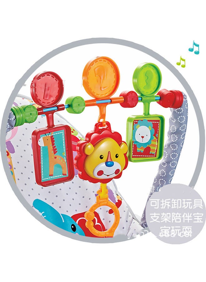 Kidle Baby Rocking Chair With Backrest Recliner, Soft Padded Crotch Strap, and Detachable Toy Bar - Image 4