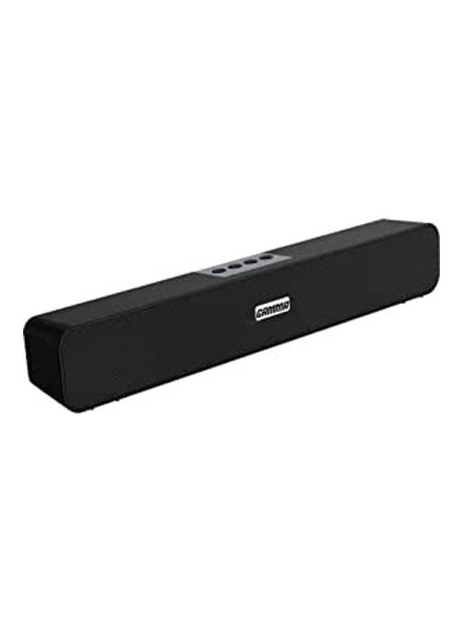 Gamma Bluetooth Sound Bar Speaker Heavy Bass Usb Sd Card Aux GT -119 Black 