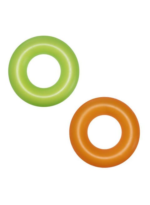 Frosted Neon Swim Ring - Multicolour 91cm