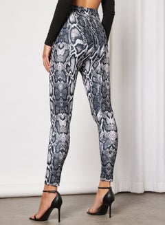 NA-KD Snake Print Leggings Multicolour  - Image 2