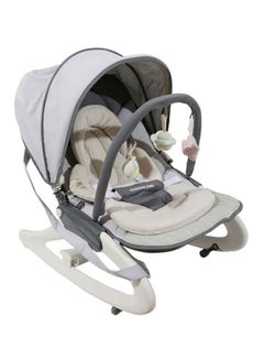 Mamalove Comfortable Baby Electric Musical Rocking Chair Set With Adjustable Canopy And Toys  - Image 1