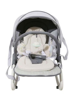 Mamalove Comfortable Baby Electric Musical Rocking Chair Set With Adjustable Canopy And Toys  - Image 3