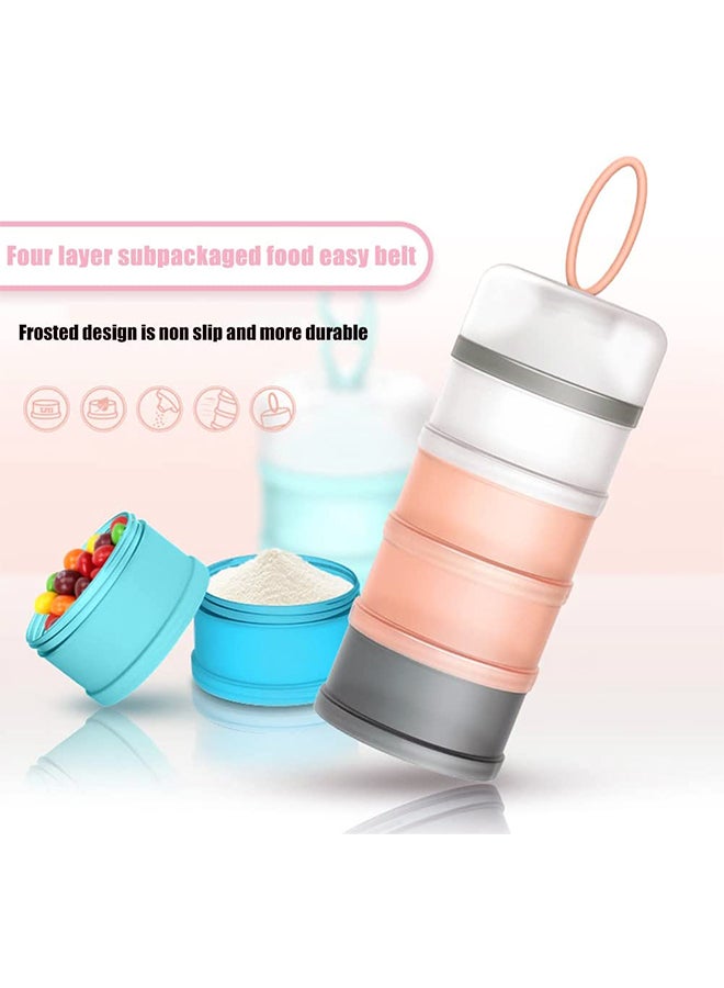 Generic - 4-Layer Portable InfantClean And Convenient Milk Powder Dispenser Bottle Set - Image 1