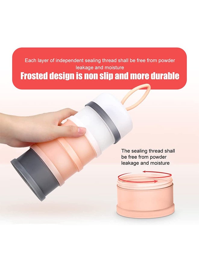 Generic - 4-Layer Portable InfantClean And Convenient Milk Powder Dispenser Bottle Set - Image 1