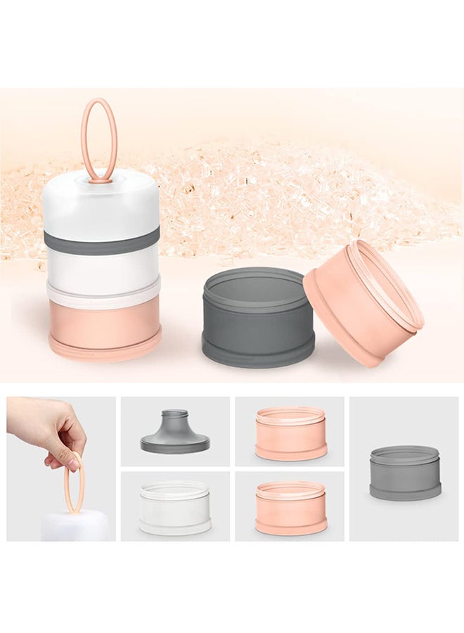 Generic - 4-Layer Portable InfantClean And Convenient Milk Powder Dispenser Bottle Set - Image 1