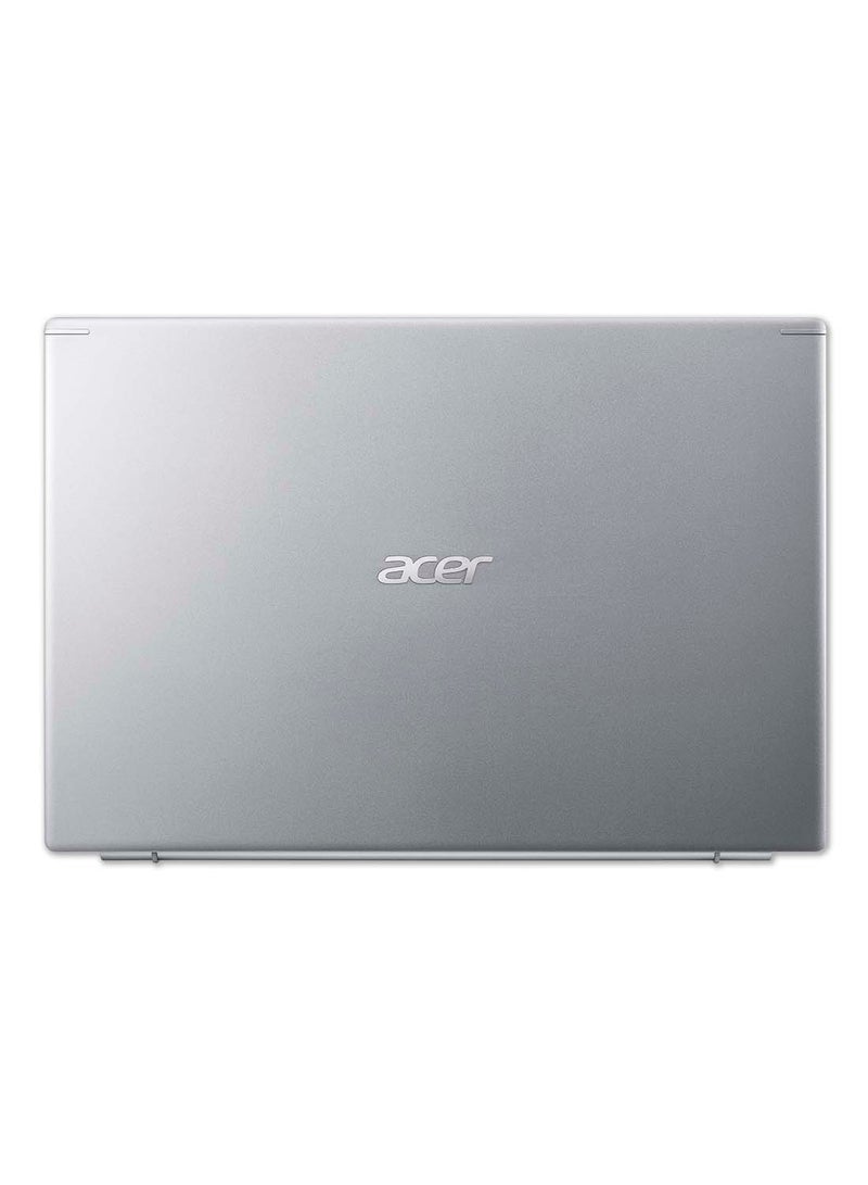 Aspire 5 A514 Notebook With 14.1-Inch FHD IPS Display, Core i5-1135G7 Processor/8GB RAM/512GB SSD/Intel Iris Xe Graphics/Windows 11/International Version English/Arabic Pure Silver