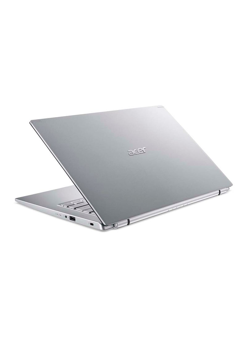 Aspire 5 A514 Notebook With 14.1-Inch FHD IPS Display, Core i5-1135G7 Processor/8GB RAM/512GB SSD/Intel Iris Xe Graphics/Windows 11/International Version English/Arabic Pure Silver