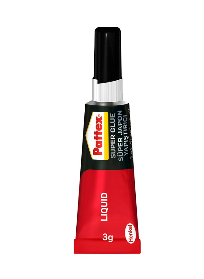 Pattex - Universal Strong All Purpose Adhesive For High-Quality Repairs Glue For Various Materials Easy To Use Instant Super Glue Black 3grams - Image 1