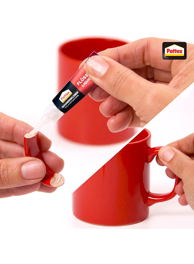 Pattex - Universal Strong All Purpose Adhesive For High-Quality Repairs Glue For Various Materials Easy To Use Instant Super Glue Black 3grams - Image 1