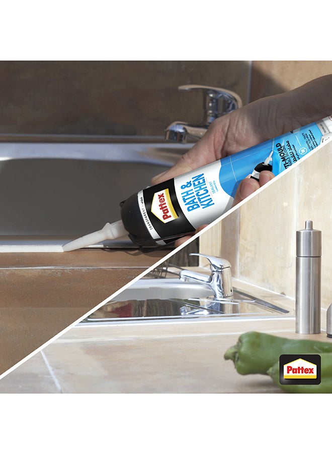 باتكس حزمة ضغط مضادة للعفن للإغلاق الداخلي مثالية للحمام والمطبخ، مقاومة للماء والعفن، مانع تسرب سهل الاستخدام - Image 2