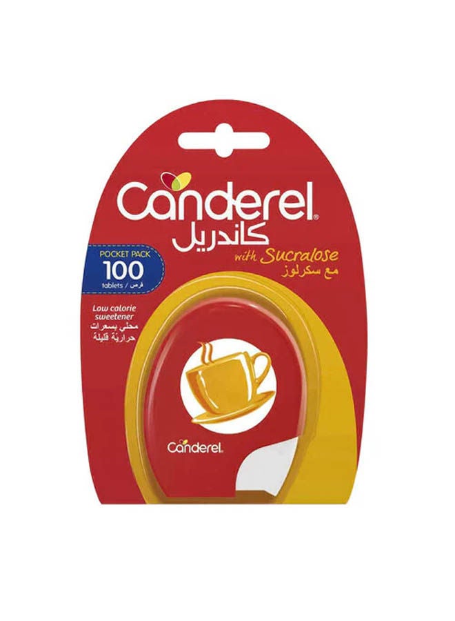 Canderel Low Calorie Sweetener 100 Tablets 125grams 