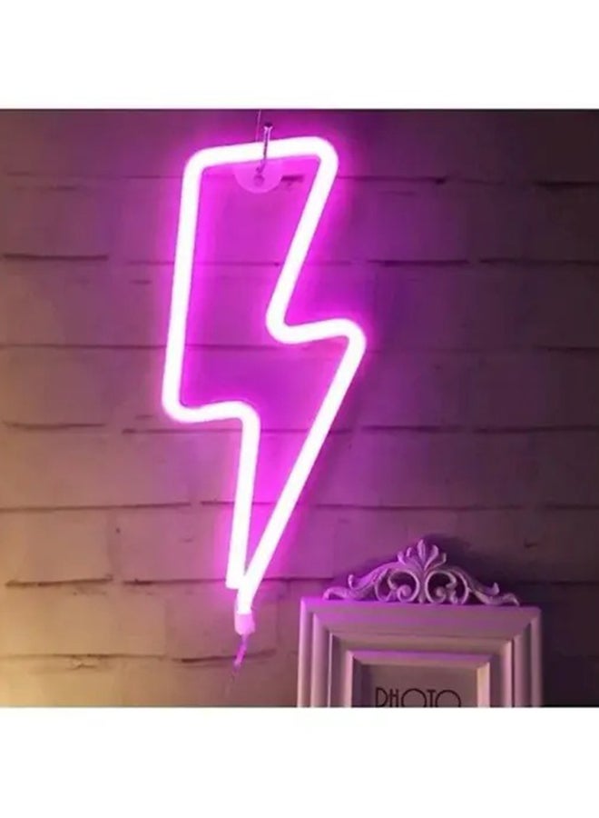 Arabest Neon LED Ning Sign Shaped Wall Décor Pink 50x50x50cm  - Image 1