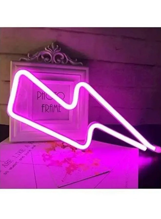 Arabest Neon LED Ning Sign Shaped Wall Décor Pink 50x50x50cm  - Image 2