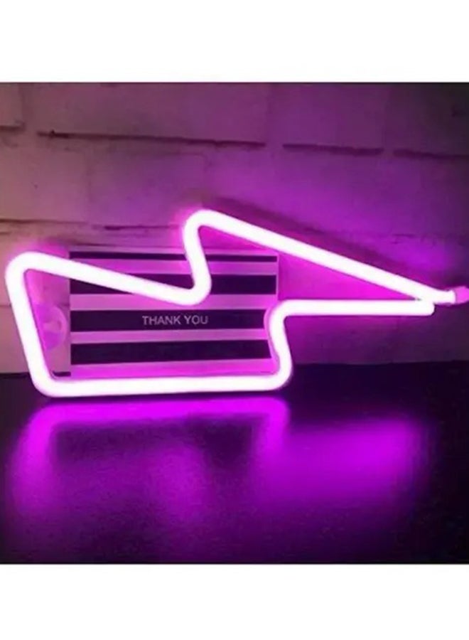 Arabest Neon LED Ning Sign Shaped Wall Décor Pink 50x50x50cm  - Image 3