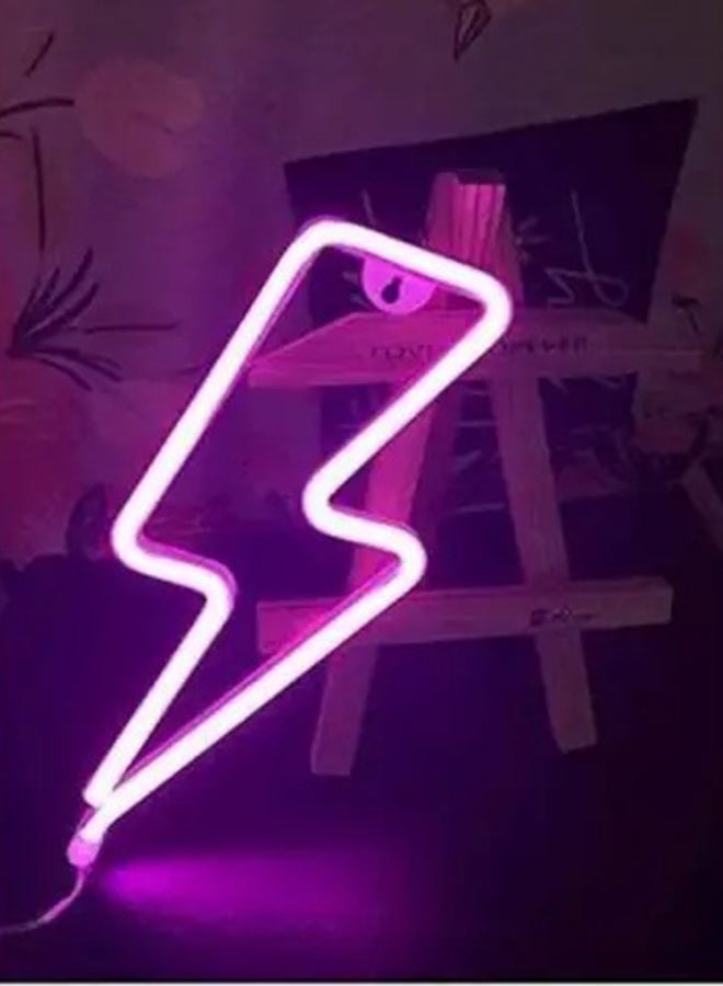 Arabest Neon LED Ning Sign Shaped Wall Décor Pink 50x50x50cm  - Image 4